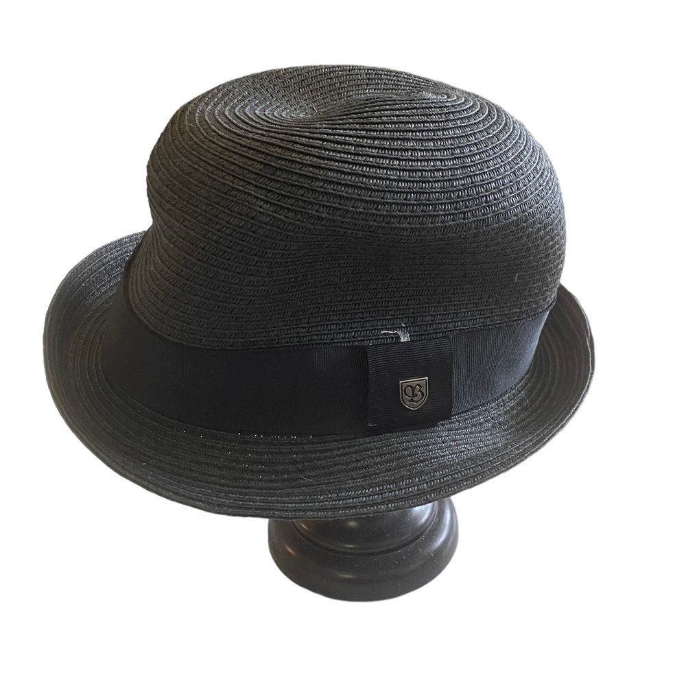 Brixton Black straw hat Sz 7